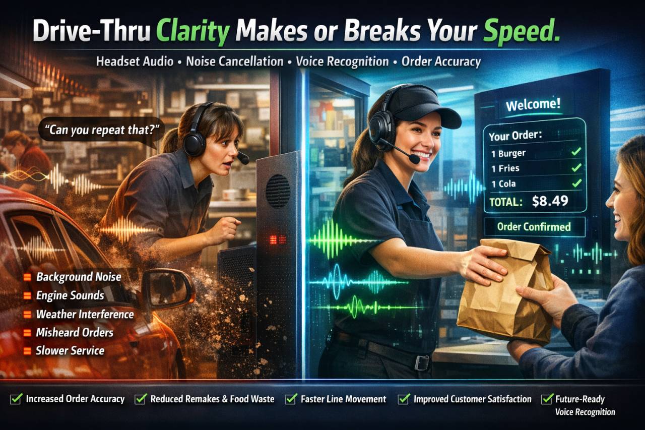 Drive-thru Headset Clarity & Voice Recognition, Lets Dig In!