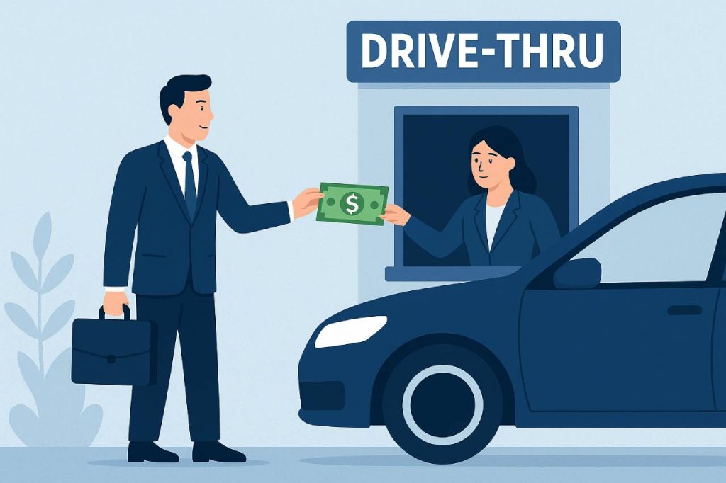 Put Your Money into the Drive-thru