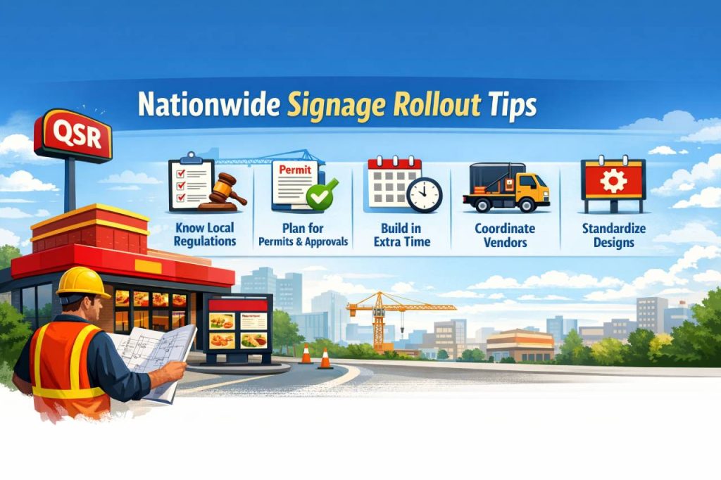 Tips Prior to a Nationwide Signage Rollout